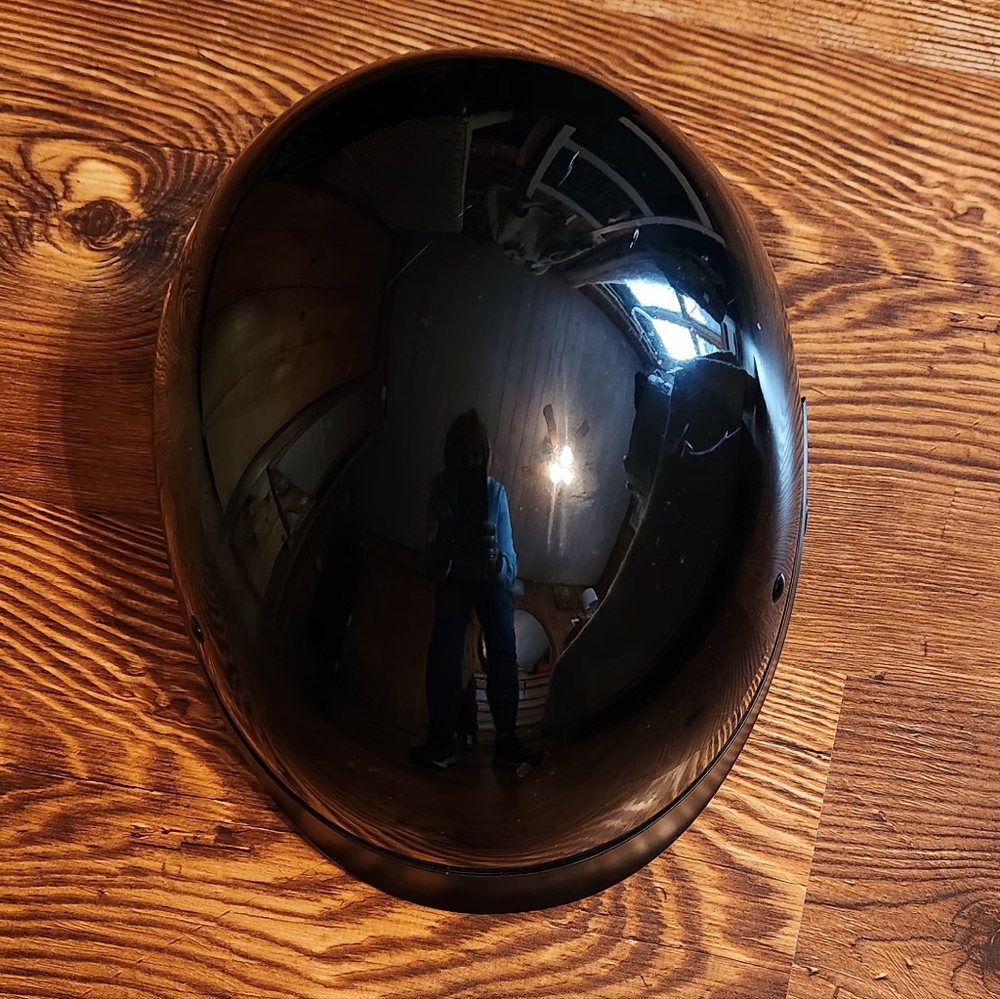 Harley Davidson Glossy Black Half-Shell Helmet